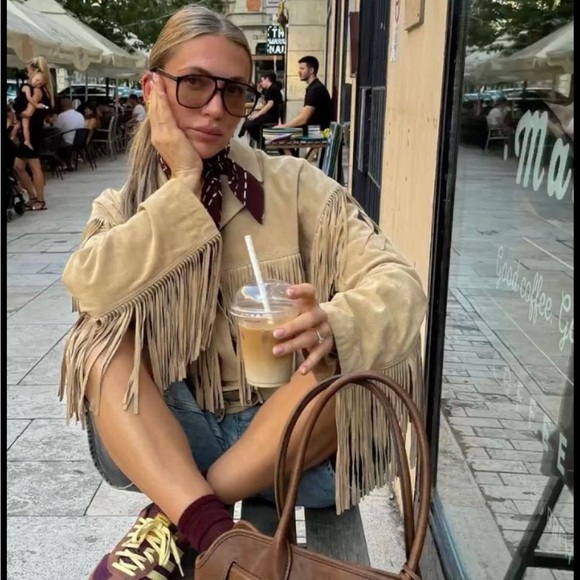 Genuine Suede Fringe Jacket - Picture 11 of 11